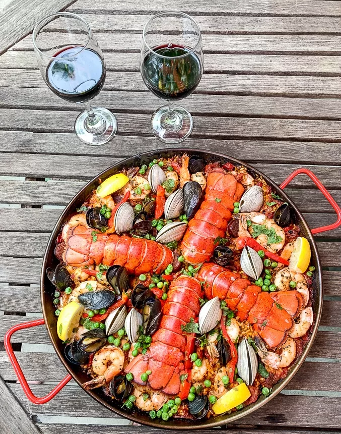 Lobster Paella